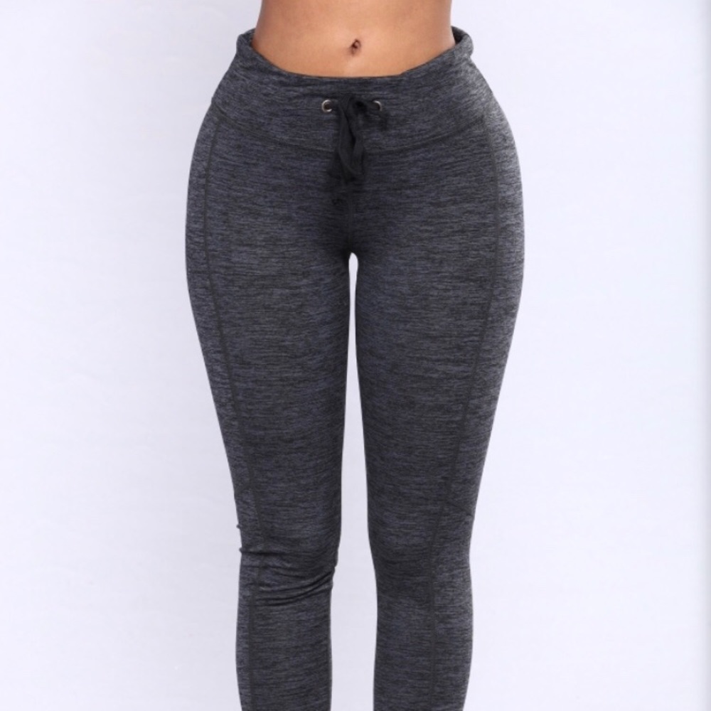 BASKETBALL ACTIVE LEGGINGS - CHARCOAL